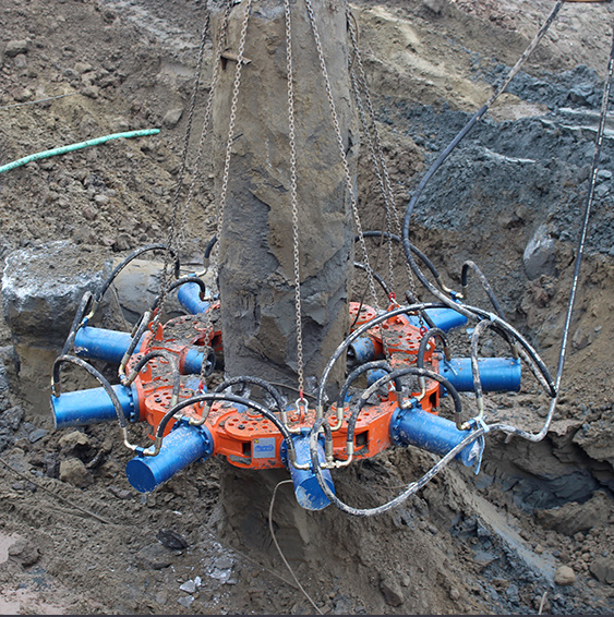 高鐵、一帶一路（液壓破樁機(jī)）